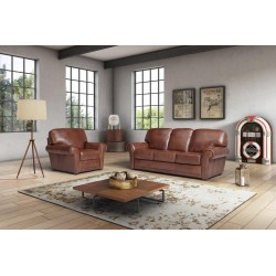 San Remo 3 Seater Leather